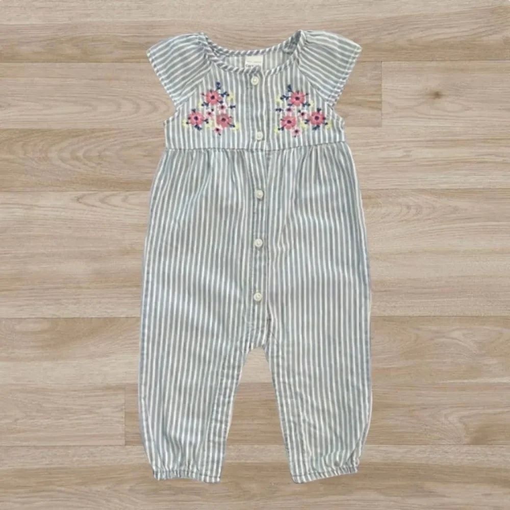 Baby Girl‎ Carter's Embroidered Jumpsuit 6 months